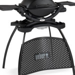 Q 1200 met Stand Black van Weber